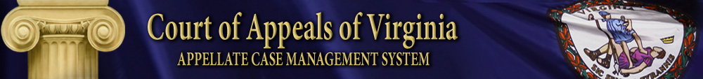 Court of Appeals of Virginia - Appellate Case Management System